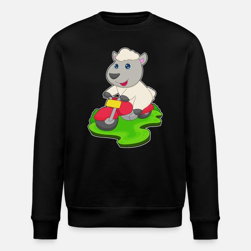 Sheep Scooter - Sweat bio ROLLER Stanley/Stella Unisexe - noir