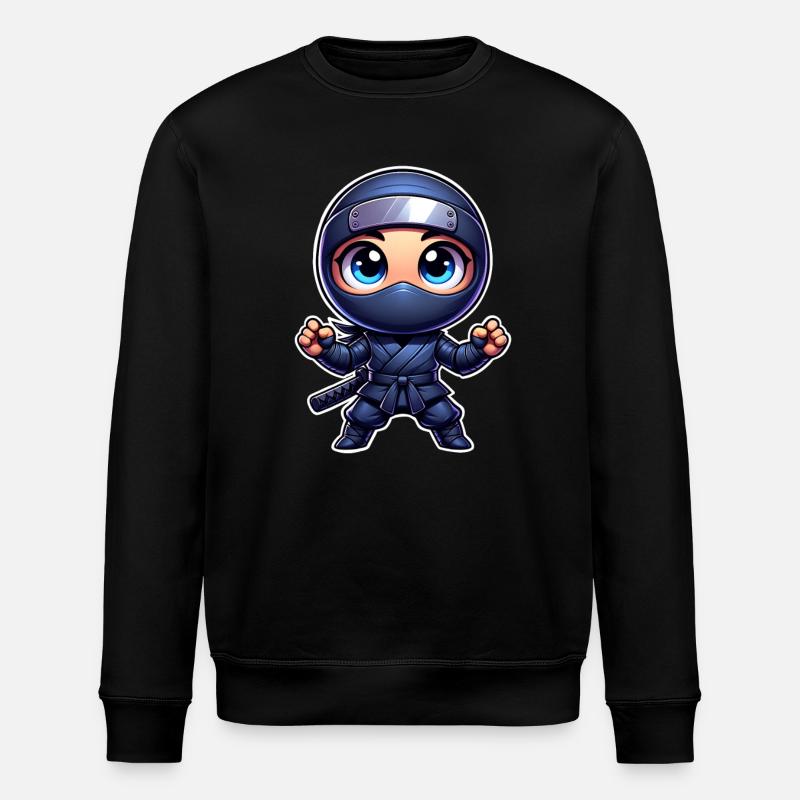 Ninja - Stanley/Stella ROLLER Unisex Organic Sweatshirt - black