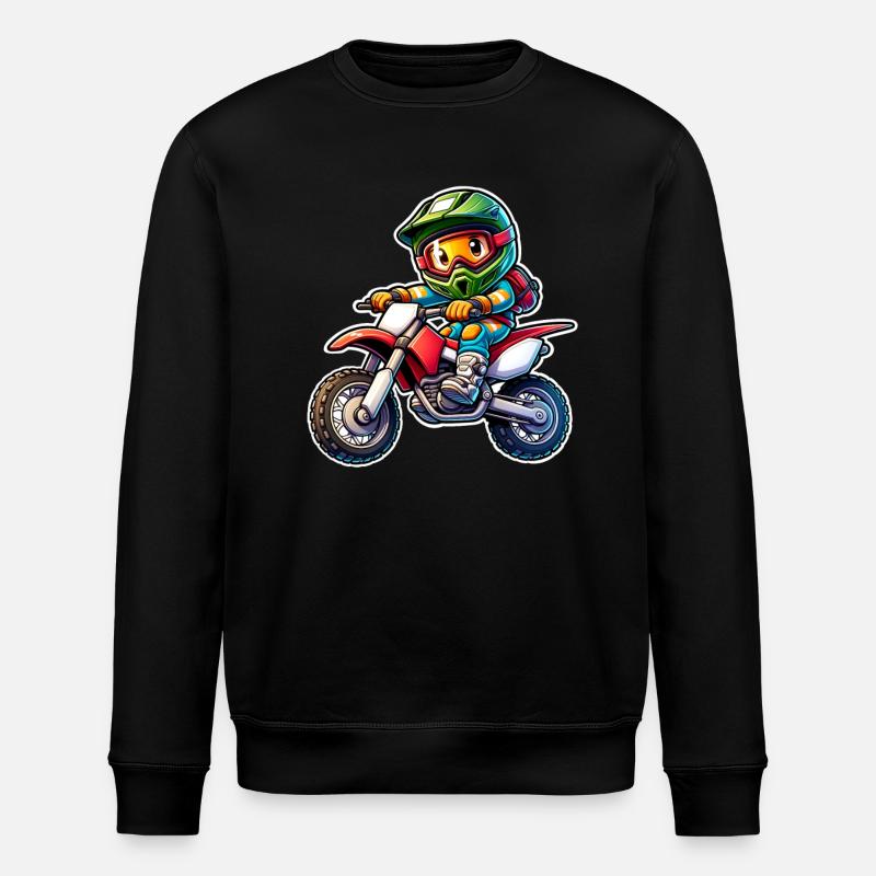 Motocross - Stanley/Stella Unisex Bio-Sweatshirt ROLLER - Schwarz