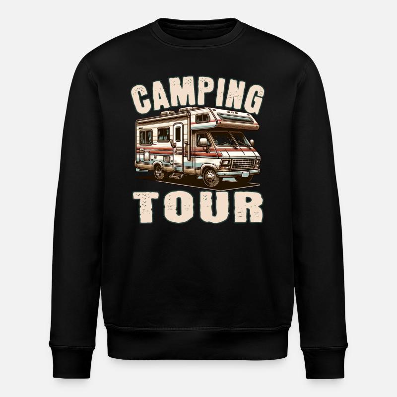 Camping - Sweat bio ROLLER Stanley/Stella Unisexe - noir