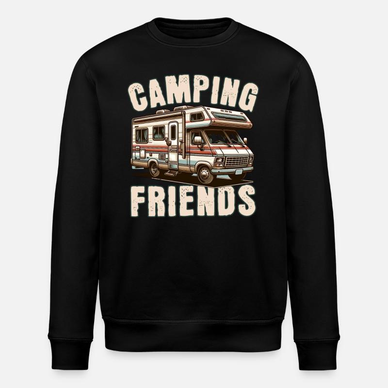 Camping - Sweat bio ROLLER Stanley/Stella Unisexe - noir