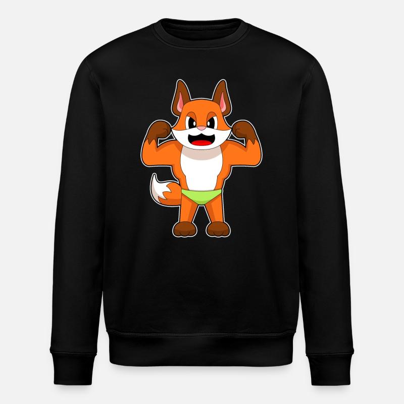 Fox Bodybuilder Musculation - Sweat bio ROLLER Stanley/Stella Unisexe - noir