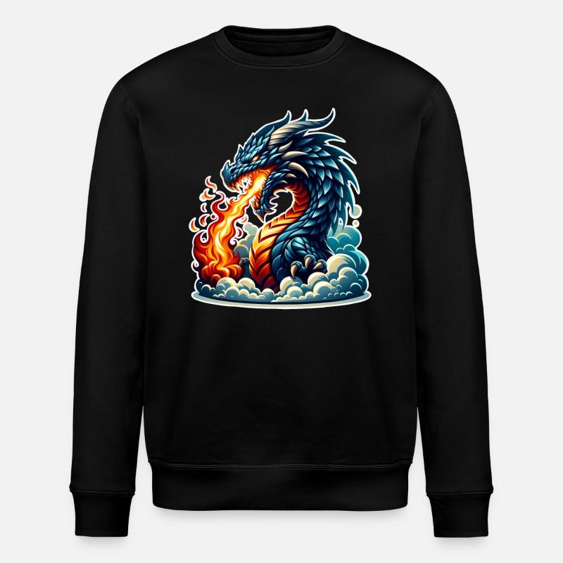 Dragon - Sweat bio ROLLER Stanley/Stella Unisexe - noir