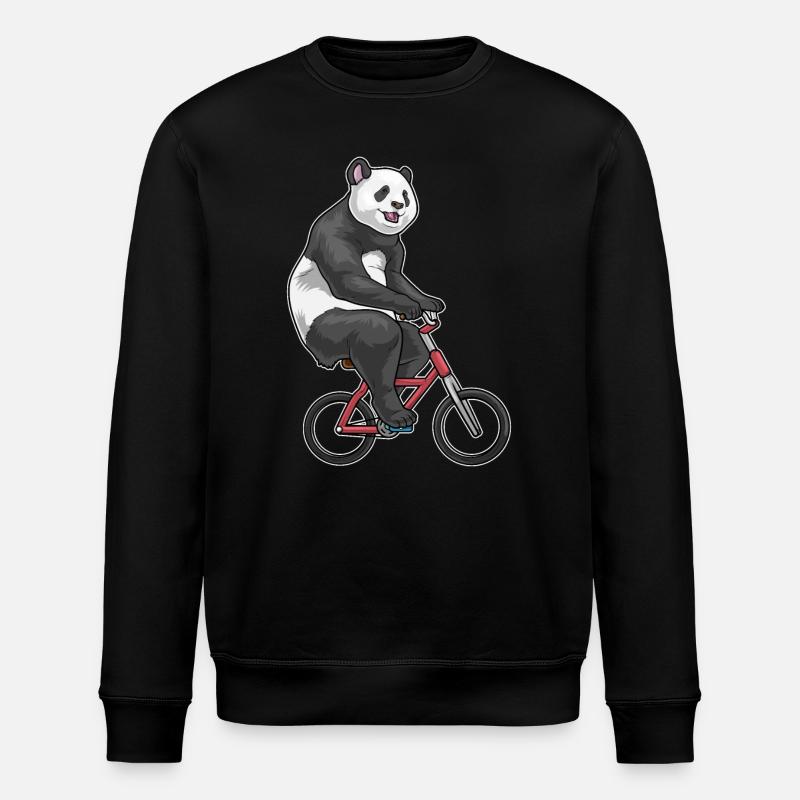 Vélo Panda - Sweat bio ROLLER Stanley/Stella Unisexe - noir