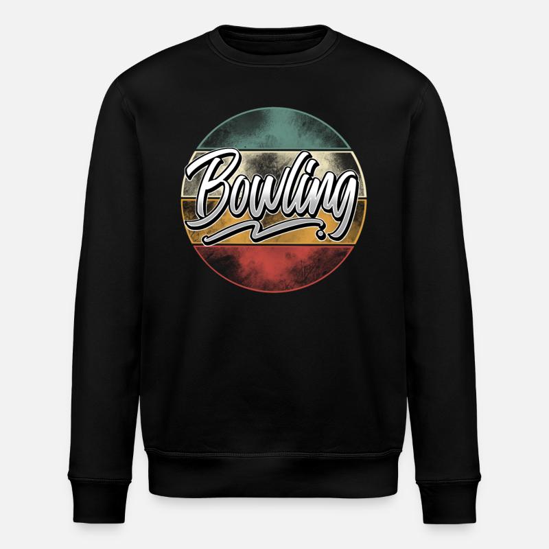 Bowling - Stanley/Stella ROLLER Unisex Organic Sweatshirt - black