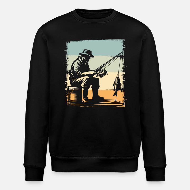 Pêche Pêcheurs Pêche - Sweat bio ROLLER Stanley/Stella Unisexe - noir