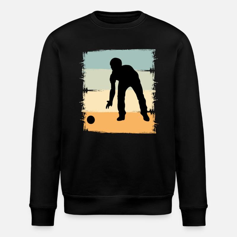 Boule Boccia Boule player - Stanley/Stella ROLLER Unisex Organic Sweatshirt - black