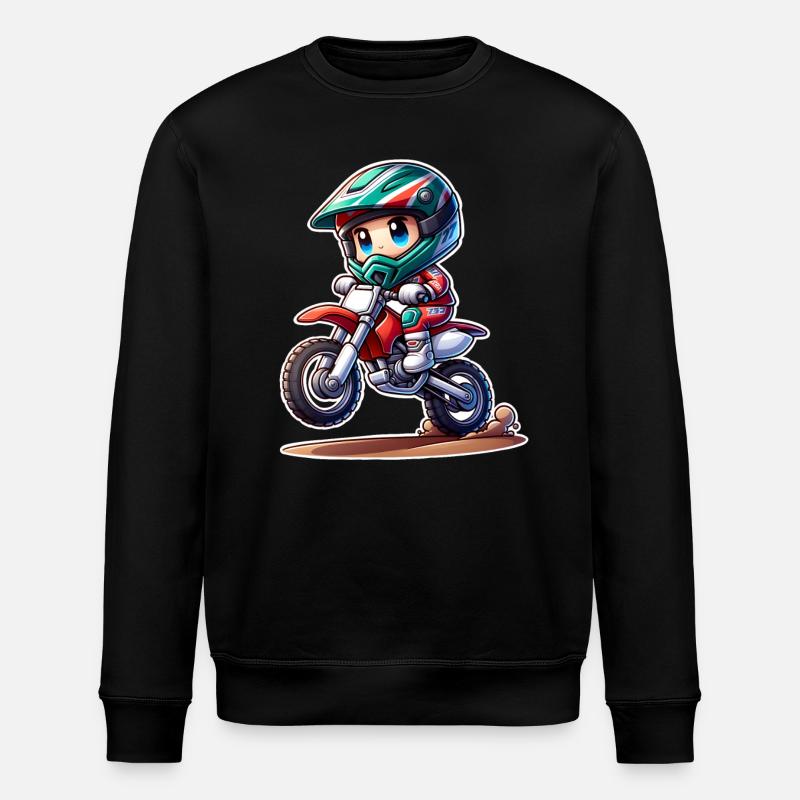 Motocross - Stanley/Stella Unisex Bio-Sweatshirt ROLLER - Schwarz