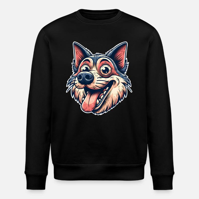 Chien - Sweat bio ROLLER Stanley/Stella Unisexe - noir
