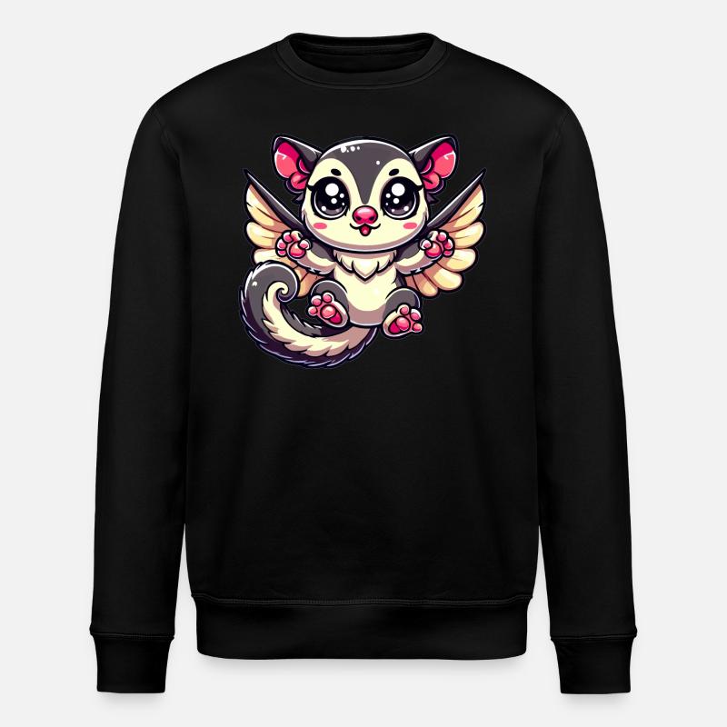 Sugar Glider - Stanley/Stella Unisex Bio-Sweatshirt ROLLER - Schwarz