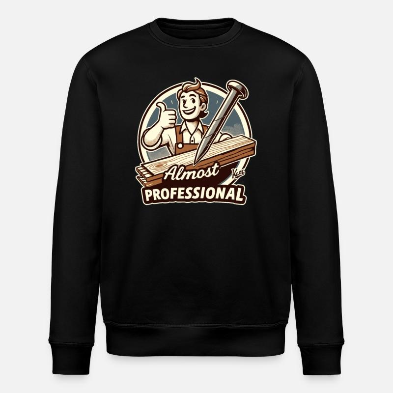 Presque professionnels : les bricoleurs - Sweat bio ROLLER Stanley/Stella Unisexe - noir