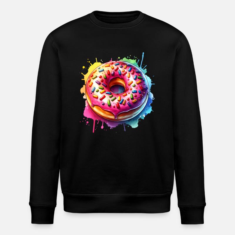 Donut - Stanley/Stella Unisex Bio-Sweatshirt ROLLER - Schwarz
