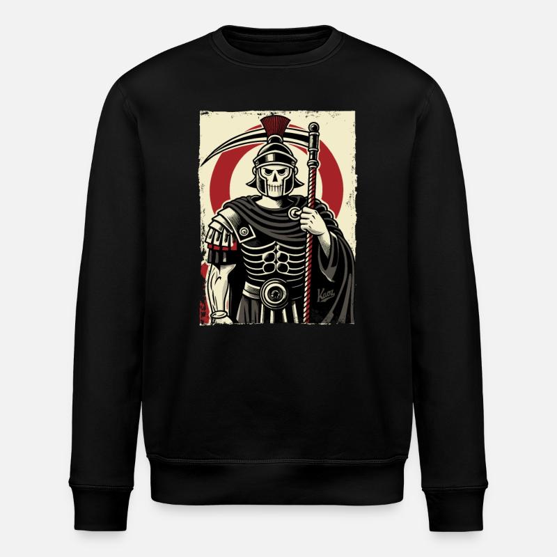 Römischer Sensemann Centurio - Stanley/Stella Unisex Bio-Sweatshirt ROLLER - Schwarz