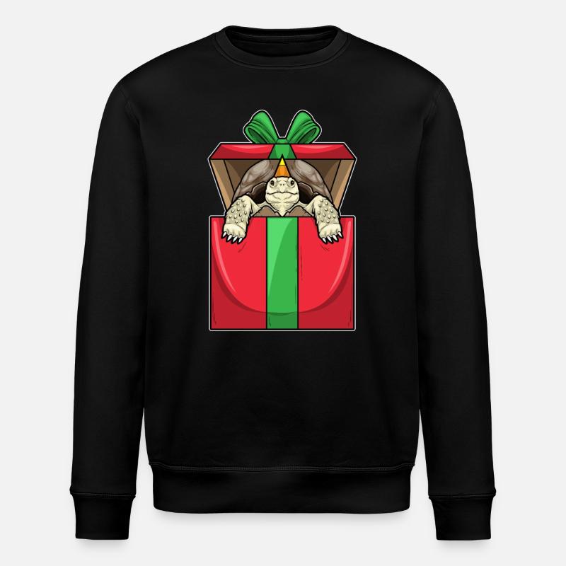 Turtle Birthday Package - Stanley/Stella ROLLER Unisex Organic Sweatshirt - black