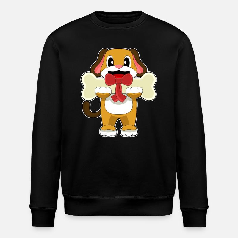 Os de chien - Sweat bio ROLLER Stanley/Stella Unisexe - noir