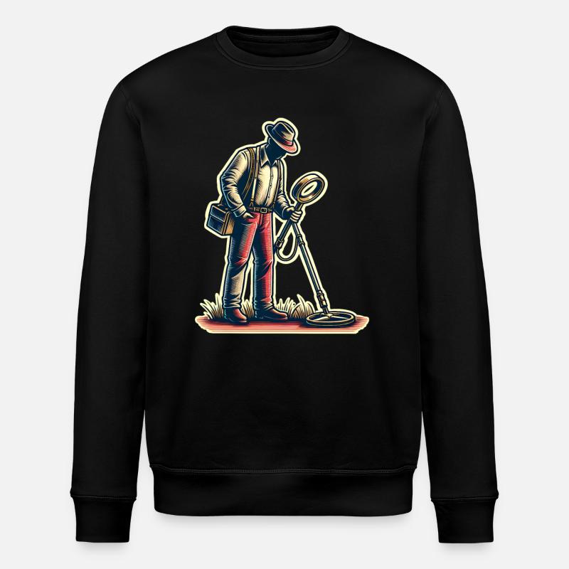 Probing Metal Detector - Stanley/Stella ROLLER Unisex Organic Sweatshirt - black