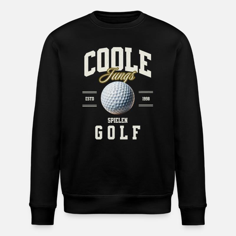 Golf - Stanley/Stella Unisex Bio-Sweatshirt ROLLER - Schwarz