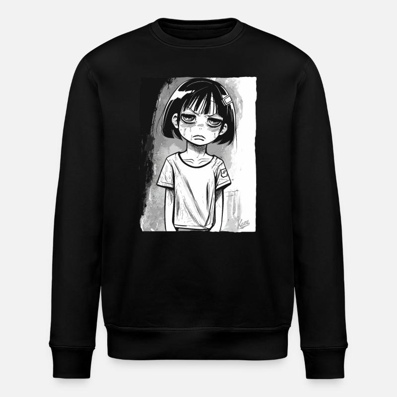 Fille alternative de dessin animé - Sweat bio ROLLER Stanley/Stella Unisexe - noir