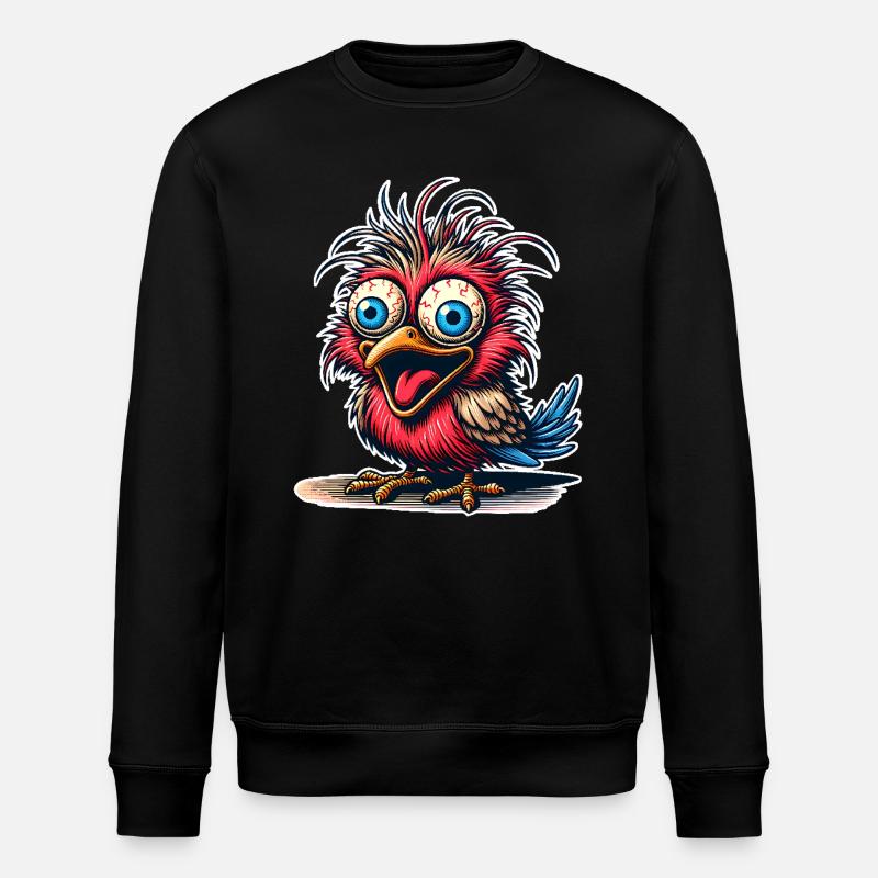 Vogel - Stanley/Stella Unisex Bio-Sweatshirt ROLLER - Schwarz