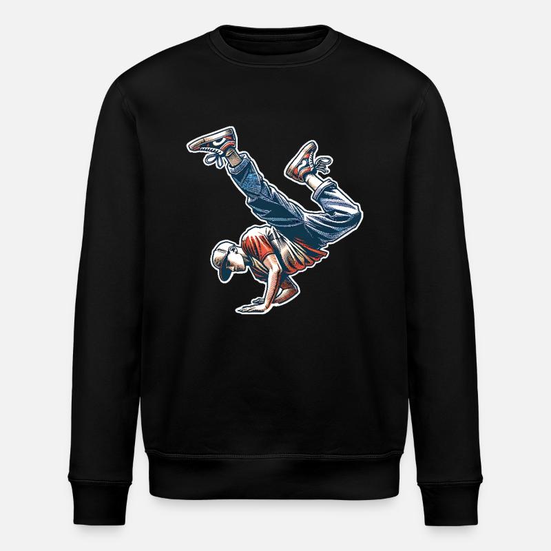 Breakdance - Sweat bio ROLLER Stanley/Stella Unisexe - noir