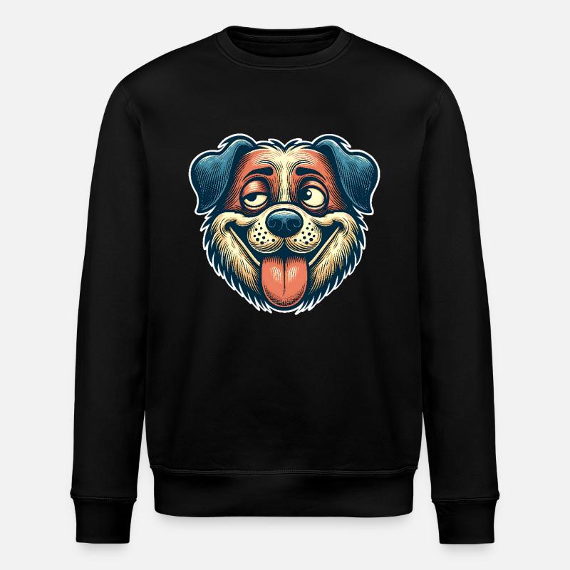 Chien - Sweat bio ROLLER Stanley/Stella Unisexe - noir