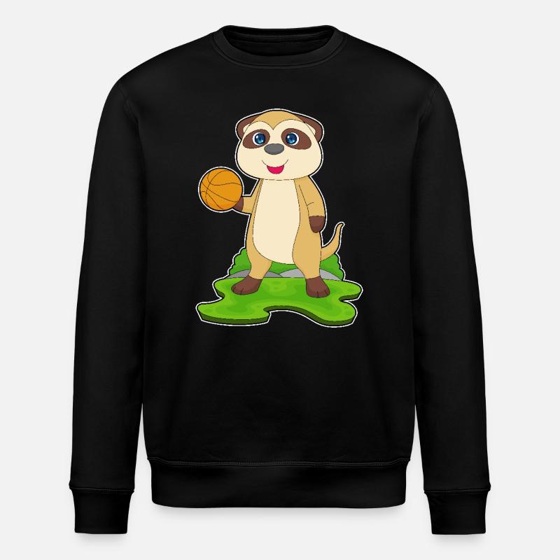 Meerkat Basketteur Basketteur - Sweat bio ROLLER Stanley/Stella Unisexe - noir