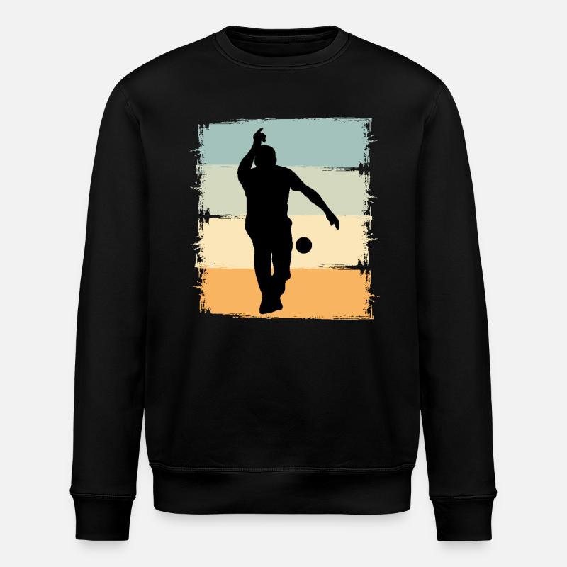 Boule Boccia Boule player - Stanley/Stella ROLLER Unisex Organic Sweatshirt - black