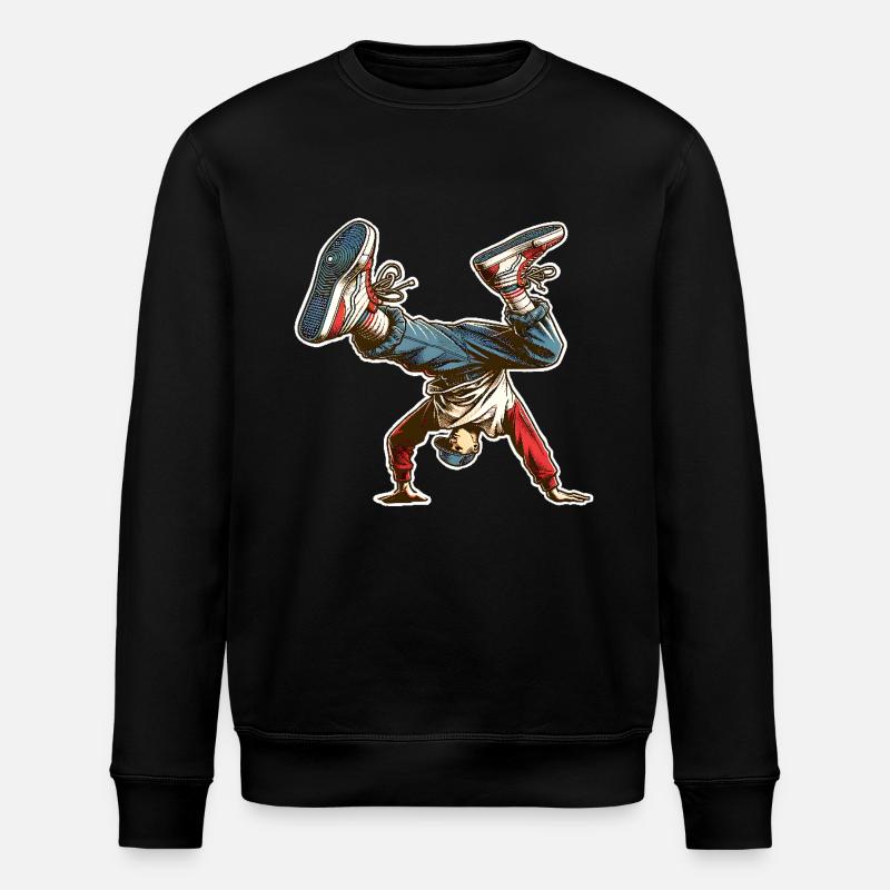 Breakdance - Sweat bio ROLLER Stanley/Stella Unisexe - noir