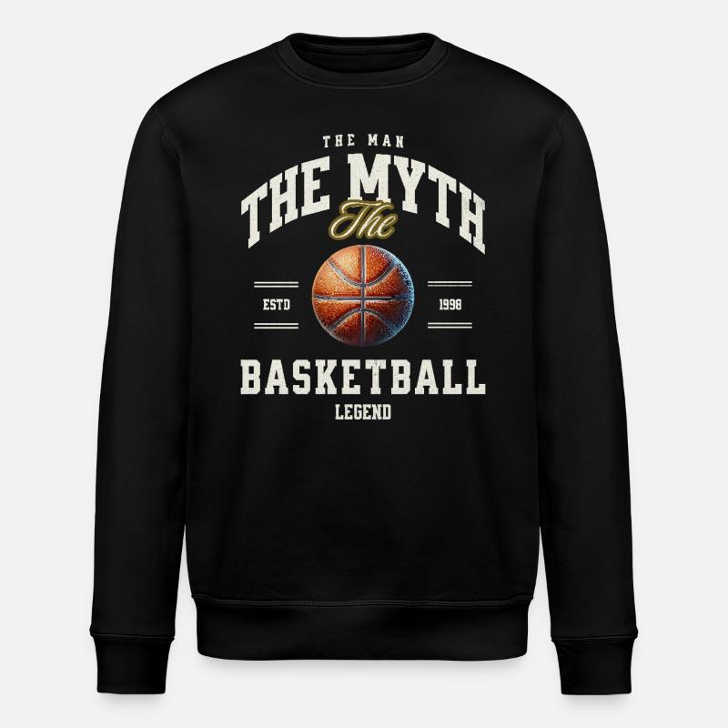 Basket-ball Joueurs de basket-ball - Sweat bio ROLLER Stanley/Stella Unisexe - noir