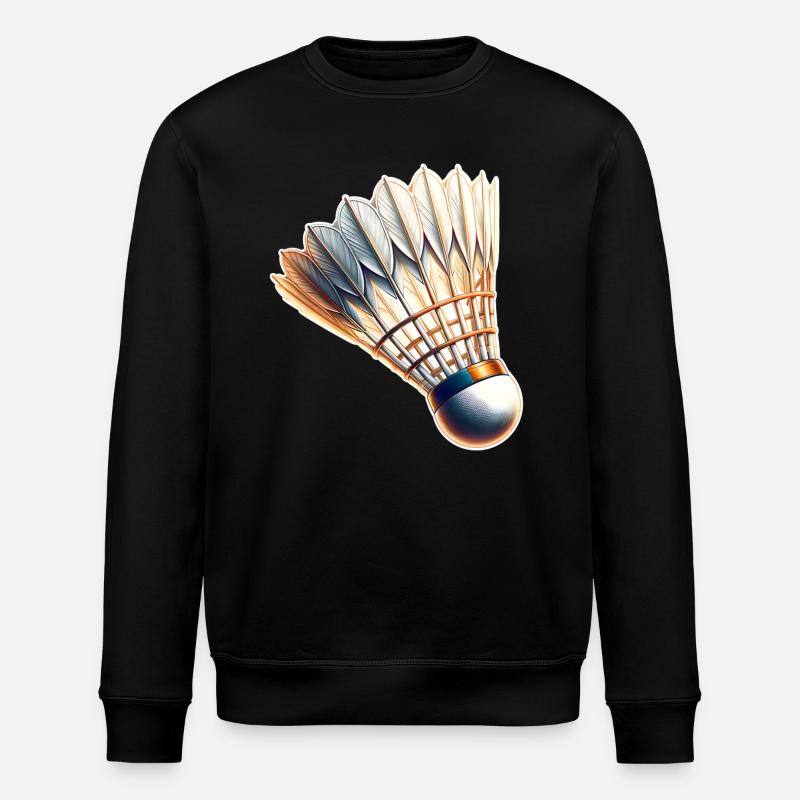 Badminton - Sweat bio ROLLER Stanley/Stella Unisexe - noir