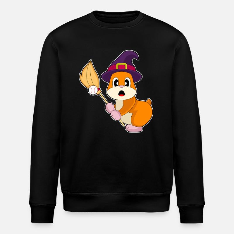 Hamster Halloween Baseball - Sweat bio ROLLER Stanley/Stella Unisexe - noir