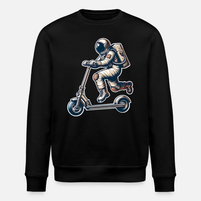 E-Scooter E-Scooter Trottinette Astronaute - Sweat bio ROLLER Stanley/Stella Unisexe - noir