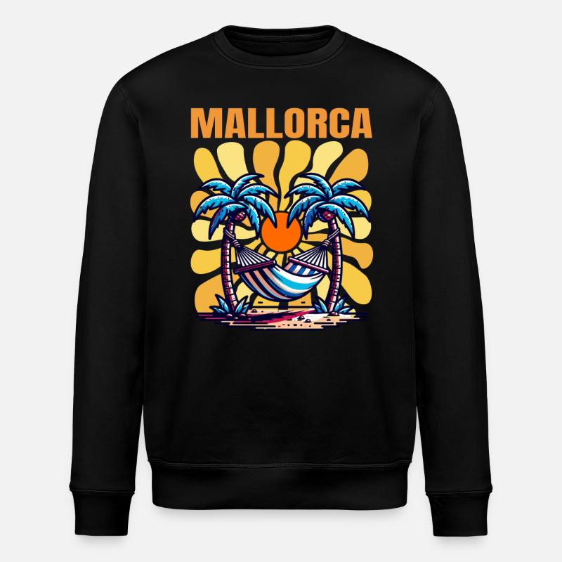 Majorque - Sweat bio ROLLER Stanley/Stella Unisexe - noir