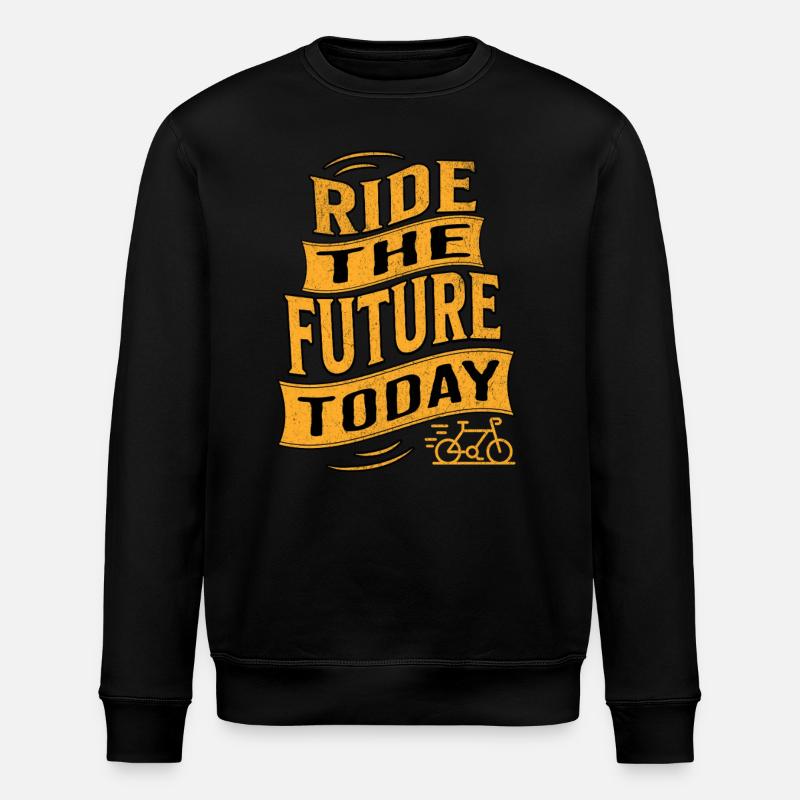 E-Bike E-Biker - Stanley/Stella Unisex Bio-Sweatshirt ROLLER - Schwarz