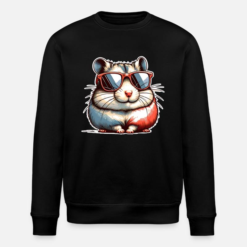 Hamster - Sweat bio ROLLER Stanley/Stella Unisexe - noir