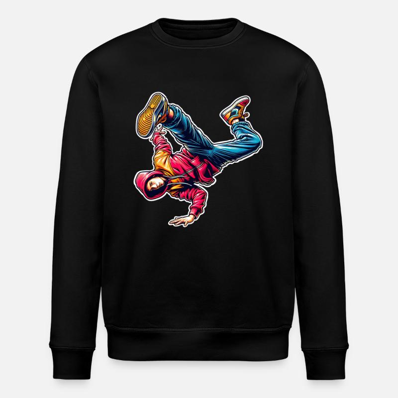 Breakdancing - Stanley/Stella ROLLER Unisex Organic Sweatshirt - black