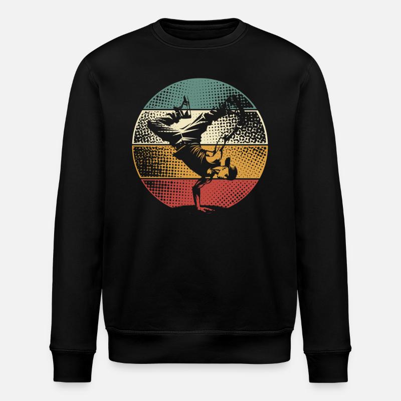 Breakdance - Stanley/Stella Unisex Bio-Sweatshirt ROLLER - Schwarz