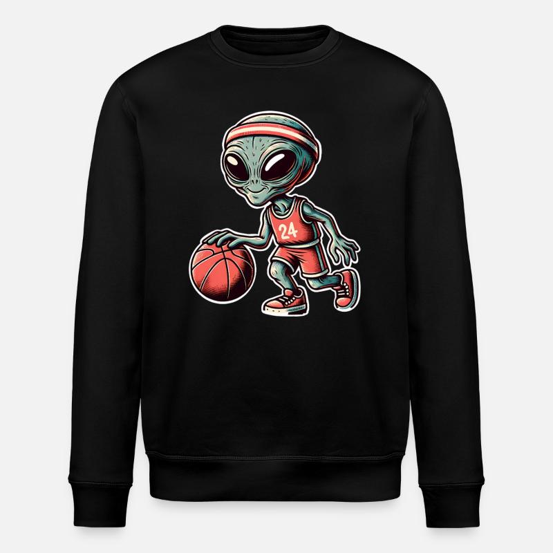 Basket-ball extraterrestre - Sweat bio ROLLER Stanley/Stella Unisexe - noir