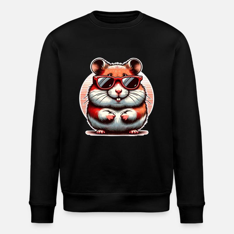 Hamster - Sweat bio ROLLER Stanley/Stella Unisexe - noir