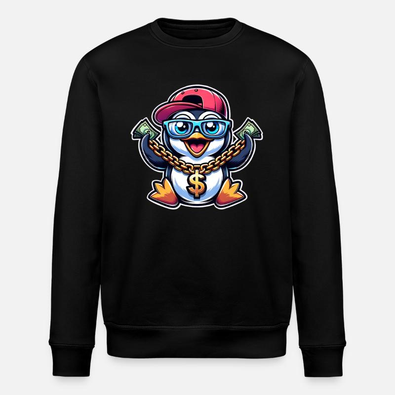 Pingouin - Sweat bio ROLLER Stanley/Stella Unisexe - noir