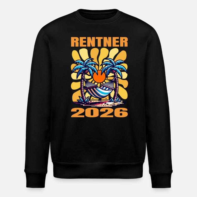 Rentner 2026 - Stanley/Stella Unisex Bio-Sweatshirt ROLLER - Schwarz