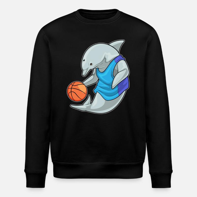 Dolphin Basketteur Basketteur - Sweat bio ROLLER Stanley/Stella Unisexe - noir