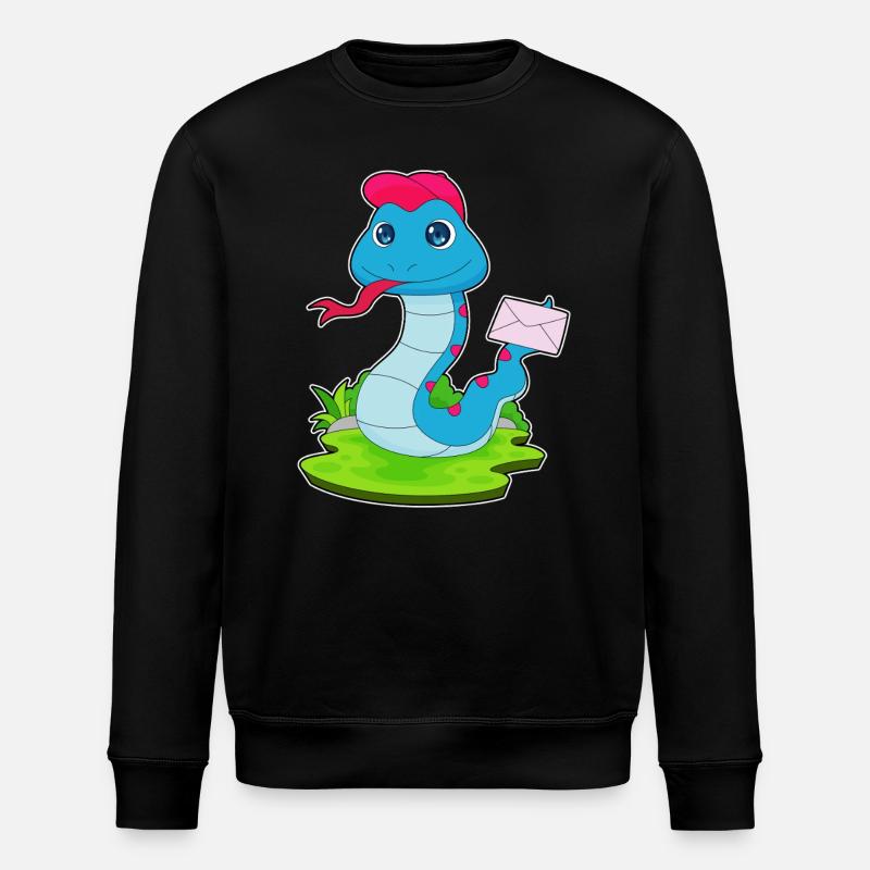 Lettre de serpent - Sweat bio ROLLER Stanley/Stella Unisexe - noir