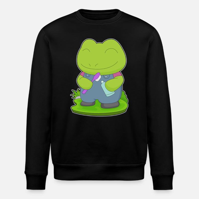 Brosse à dents Frog - Sweat bio ROLLER Stanley/Stella Unisexe - noir