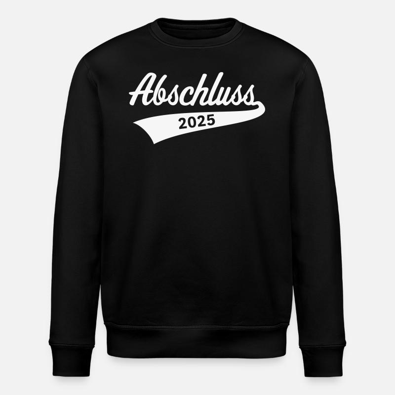 Abschluss 2025 (Schulabschluss / White) - Stanley/Stella Unisex Bio-Sweatshirt ROLLER - Schwarz