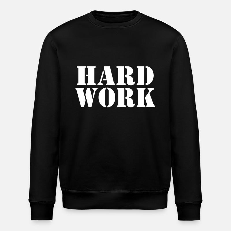 Hard work - Sweat bio ROLLER Stanley/Stella Unisexe - noir
