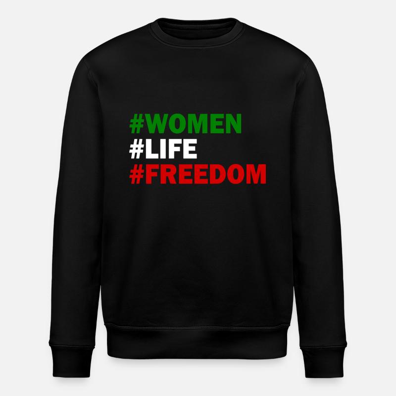 Women life freedom - Sweat bio ROLLER Stanley/Stella Unisexe - noir