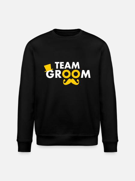 Team groom - Stanley/Stella ROLLER Unisex Organic Sweatshirt - black