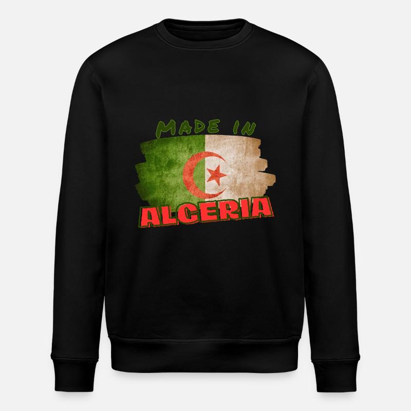 Made in Algeria - Sweat bio ROLLER Stanley/Stella Unisexe - noir