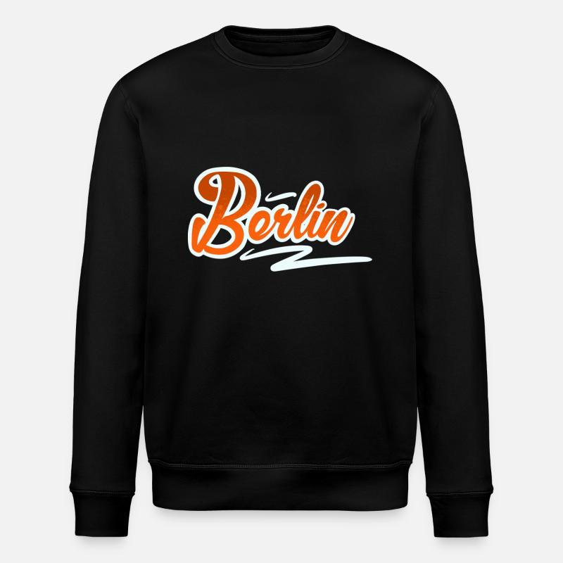 Berlin - Stanley/Stella ROLLER Unisex Organic Sweatshirt - black